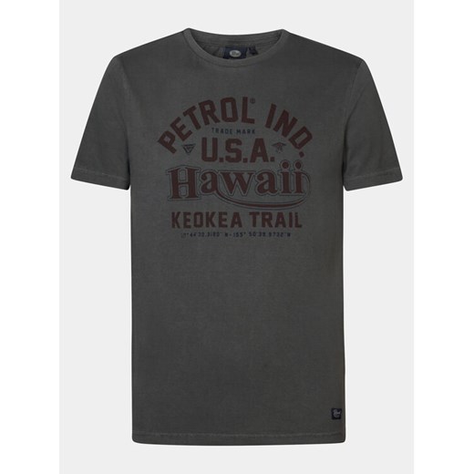 Petrol Industries T-Shirt M-1040-TSR606 Szary Regular Fit ze sklepu MODIVO w kategorii T-shirty męskie - zdjęcie 182728244