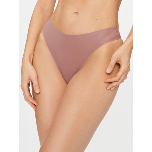 Chantelle Stringi Soft Stretch C26490 Brązowy ze sklepu MODIVO w kategorii Majtki damskie - zdjęcie 182728302