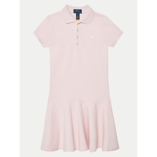 Polo Ralph Lauren Sukienka codzienna 313698754 Różowy Regular Fit ze sklepu MODIVO w kategorii Sukienki dziewczęce - zdjęcie 182728334