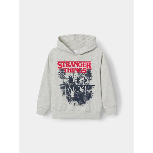 NAME IT Bluza STRANGER THINGS 13227984 Szary Regular Fit ze sklepu MODIVO w kategorii Bluzy chłopięce - zdjęcie 182728393