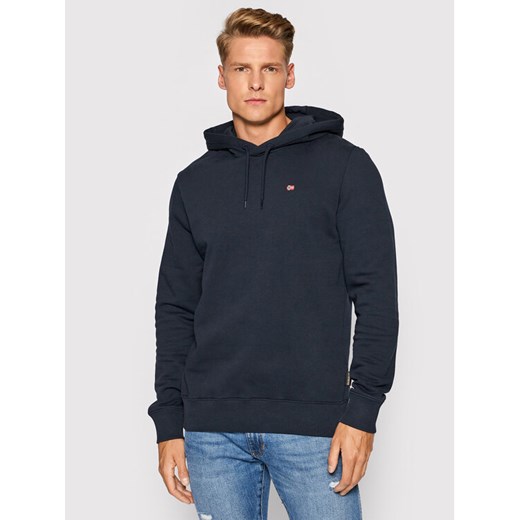Napapijri Bluza Balis NP0A4FQV Granatowy Regular Fit ze sklepu MODIVO w kategorii Bluzy męskie - zdjęcie 182728421