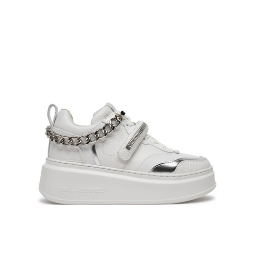 KARL LAGERFELD Sneakersy KL63543 Biały ze sklepu MODIVO w kategorii Buty sportowe damskie - zdjęcie 182728423