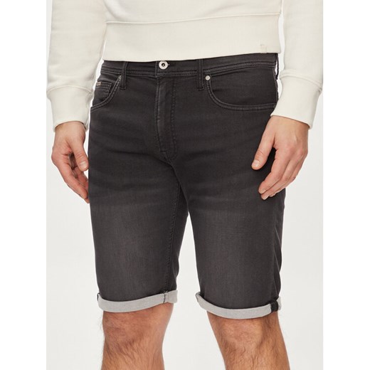 Pepe Jeans Szorty jeansowe Slim Gymdigo Short PM801075XG7 Szary Slim Fit ze sklepu MODIVO w kategorii Spodenki męskie - zdjęcie 182728562