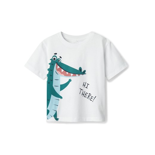 NAME IT T-Shirt Helge 13238145 Biały Regular Fit ze sklepu MODIVO w kategorii T-shirty chłopięce - zdjęcie 182728570