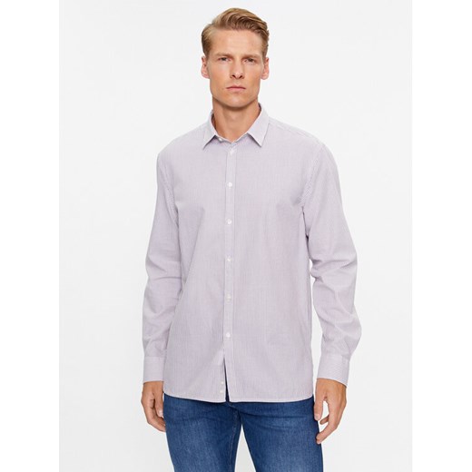 Sisley Koszula 5FDMSQ02M Szary Regular Fit ze sklepu MODIVO w kategorii Koszule męskie - zdjęcie 182728630