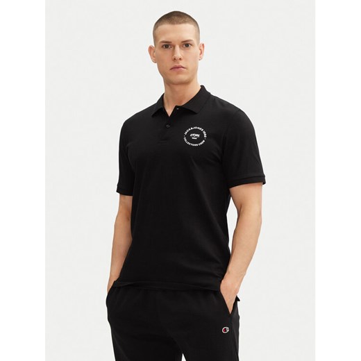Jack&Jones Polo Simon 12269299 Czarny Regular Fit ze sklepu MODIVO w kategorii T-shirty męskie - zdjęcie 182728693