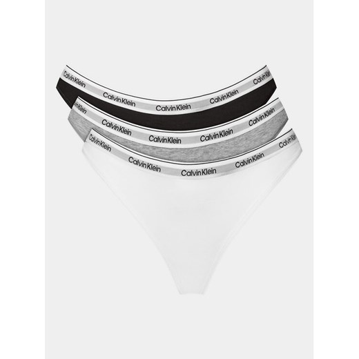 Calvin Klein Underwear Komplet 3 par stringów 000QD5209E Kolorowy ze sklepu MODIVO w kategorii Majtki damskie - zdjęcie 182728713