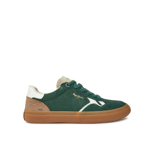 Pepe Jeans Sneakersy PMS31058 Zielony ze sklepu MODIVO w kategorii Buty sportowe męskie - zdjęcie 182728761