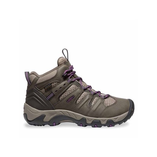 Keen Trekkingi Koven Mid Wp Bungee 1024027 Brązowy ze sklepu MODIVO w kategorii Buty trekkingowe damskie - zdjęcie 182728793