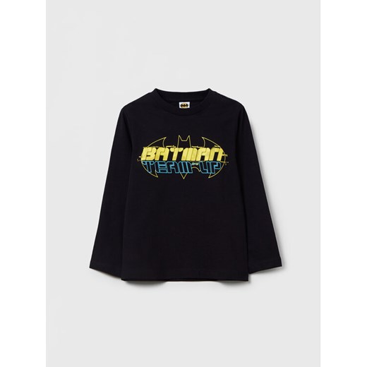 OVS Bluzka BATMAN 1599224 Czarny Regular Fit ze sklepu MODIVO w kategorii T-shirty chłopięce - zdjęcie 182728812