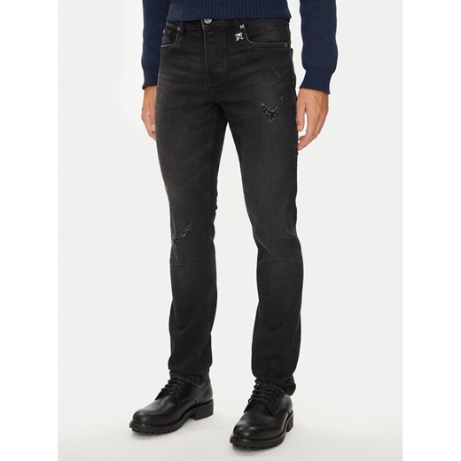 Richmond X Jeansy Simov UMA24189JE Czarny Slim Fit ze sklepu MODIVO w kategorii Jeansy męskie - zdjęcie 182728830