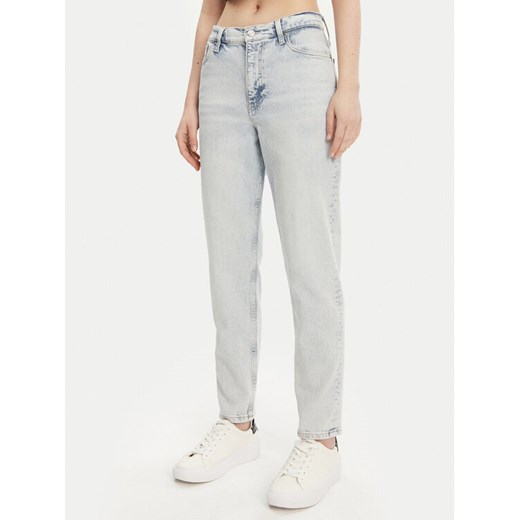 Calvin Klein Jeans Jeansy J20J225139 Niebieski Mom Fit ze sklepu MODIVO w kategorii Jeansy damskie - zdjęcie 182728870