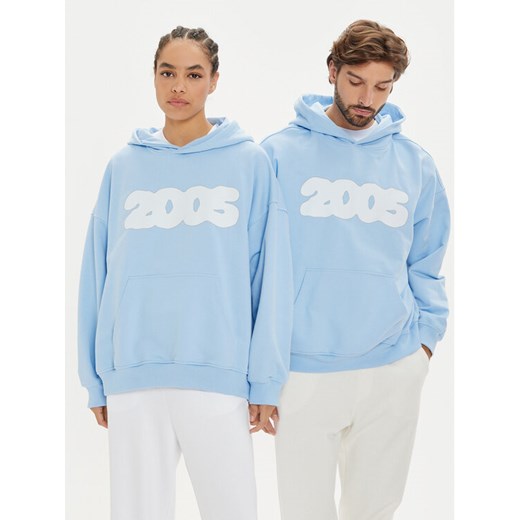2005 Bluza Clouds Błękitny Oversize ze sklepu MODIVO w kategorii Bluzy męskie - zdjęcie 182728872