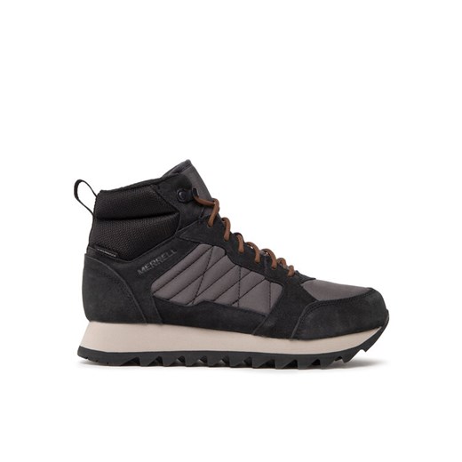 Merrell Sneakersy Alpine Sneaker Mid Plr Wp 2 J004289 Czarny ze sklepu MODIVO w kategorii Buty zimowe męskie - zdjęcie 182728892