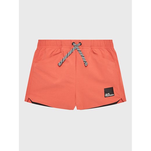 Jack Wolfskin Szorty sportowe Teen 1609881 Różowy Regular Fit ze sklepu MODIVO w kategorii Spodenki dziewczęce - zdjęcie 182728930