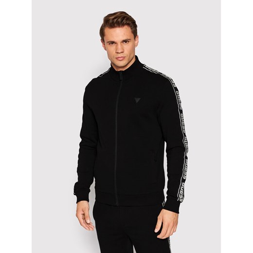 Guess Bluza Z2YQ12 K6ZS1 Czarny Regular Fit ze sklepu MODIVO w kategorii Bluzy męskie - zdjęcie 182728944
