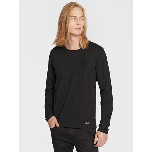 Blend Longsleeve Nicolai 20703060 Czarny Regular Fit ze sklepu MODIVO w kategorii T-shirty męskie - zdjęcie 182728980