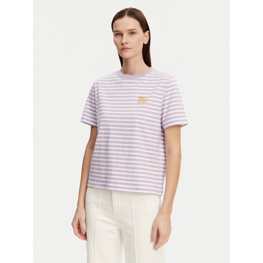 Marc O'Polo Denim T-Shirt 500 0005 953 Fioletowy Relaxed Fit ze sklepu MODIVO w kategorii Bluzki damskie - zdjęcie 182729053