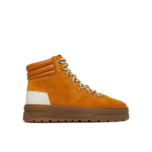 Pollini Sneakersy SA21264H0HTI241A Pomarańczowy ze sklepu MODIVO w kategorii Workery damskie - zdjęcie 182729223