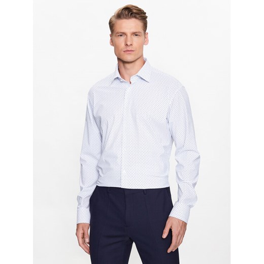 Boss Koszula 50490348 Biały Regular Fit ze sklepu MODIVO w kategorii Koszule męskie - zdjęcie 182729243