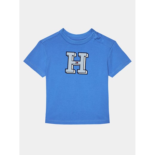 Tommy Hilfiger T-Shirt Ithaca KN0KN01759 Niebieski Regular Fit ze sklepu MODIVO w kategorii Koszulki niemowlęce - zdjęcie 182729311