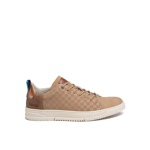 QUAZI Sneakersy QZ-13-04-000632 Brązowy ze sklepu MODIVO w kategorii Trampki męskie - zdjęcie 182729350