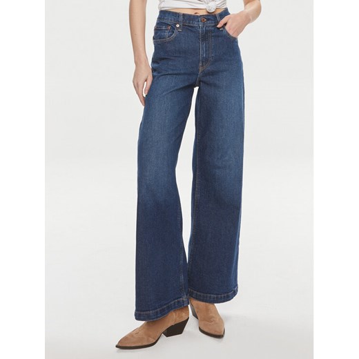 Gap Jeansy 406725 Niebieski Wide Leg ze sklepu MODIVO w kategorii Jeansy damskie - zdjęcie 182729371
