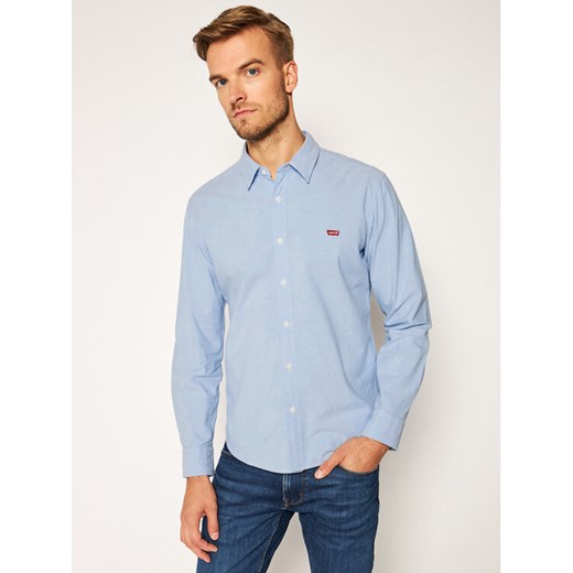 Levi's® Koszula Ls Battery Hm 86625-0005 Błękitny Slim Fit ze sklepu MODIVO w kategorii Koszule męskie - zdjęcie 182729382