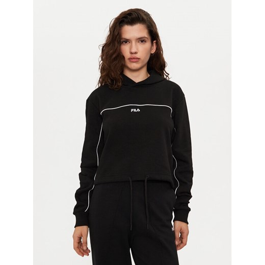 Fila Bluza Laagna FAW0907 Czarny Regular Fit ze sklepu MODIVO w kategorii Bluzy damskie - zdjęcie 182729493