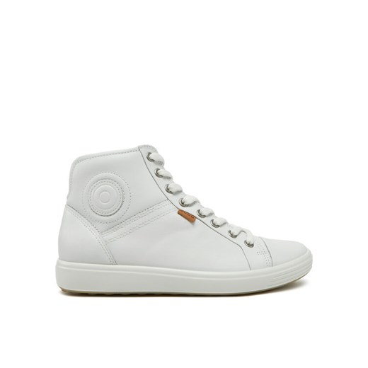 ECCO Sneakersy Soft 7 Ladies 430023 01007 Biały ze sklepu MODIVO w kategorii Trampki damskie - zdjęcie 182729632
