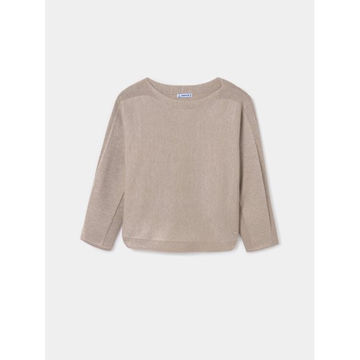 Mayoral Sweter 6337 Beżowy Relaxed Fit ze sklepu MODIVO w kategorii Swetry dziewczęce - zdjęcie 182729651