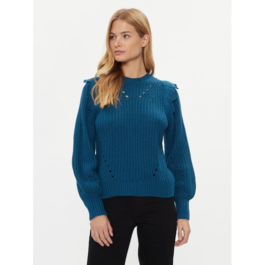 Vila Sweter Norila 14090231 Niebieski Regular Fit ze sklepu MODIVO w kategorii Swetry damskie - zdjęcie 182729672