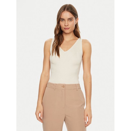 Guess Top W5RR18 Z34O0 Biały Regular Fit ze sklepu MODIVO w kategorii Bluzki damskie - zdjęcie 182729674