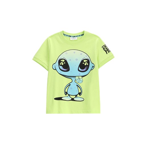 Coccodrillo T-Shirt WC5143203CBK Zielony Regular Fit ze sklepu MODIVO w kategorii T-shirty chłopięce - zdjęcie 182729701