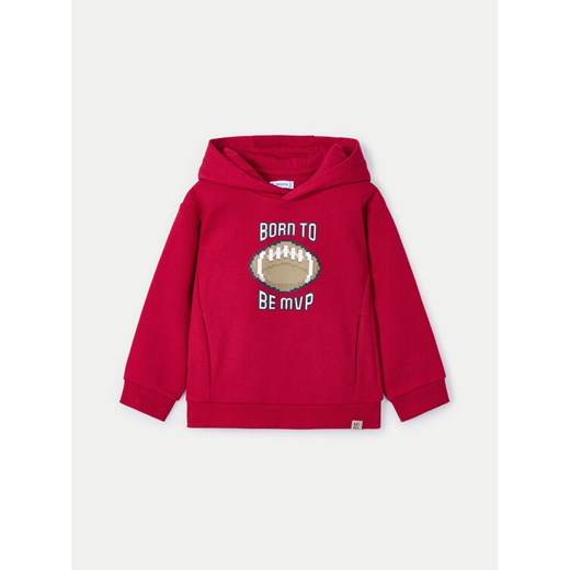 Mayoral Bluza 4451 Czerwony Regular Fit ze sklepu MODIVO w kategorii Bluzy dziewczęce - zdjęcie 182729704
