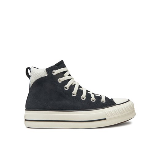Converse Trampki Chuck Taylor All Star Puff Lift A09377C Czarny ze sklepu MODIVO w kategorii Trampki damskie - zdjęcie 182729714