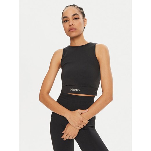 Max Mara Leisure Top Urago 2426366208 Czarny Slim Fit ze sklepu MODIVO w kategorii Bluzki damskie - zdjęcie 182729720