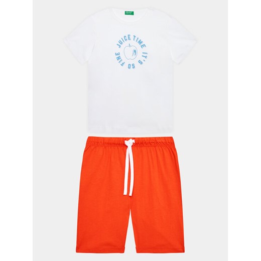 United Colors Of Benetton Komplet t-shirt i spodenki 3096GK00B Kolorowy Regular Fit ze sklepu MODIVO w kategorii Komplety niemowlęce - zdjęcie 182729722