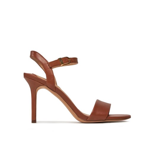 LAUREN RALPH LAUREN Sandały 802940588002 Brązowy ze sklepu MODIVO w kategorii Sandały damskie - zdjęcie 182729764
