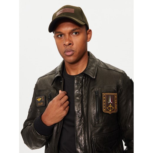 Aeronautica Militare Czapka z daszkiem 242HA1147CT2333 Khaki ze sklepu MODIVO w kategorii Czapki z daszkiem męskie - zdjęcie 182729874