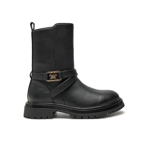 Tommy Hilfiger Botki T3A5-33574-1351 M Czarny ze sklepu MODIVO w kategorii Buty zimowe dziecięce - zdjęcie 182730032