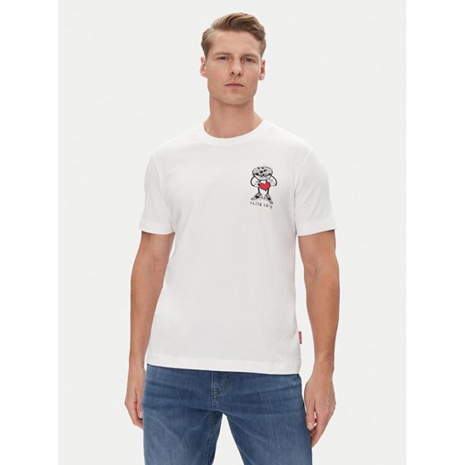 JOOP! Jeans T-Shirt 15 JJJ-23Alonzo 30045691 Biały Modern Fit ze sklepu MODIVO w kategorii T-shirty męskie - zdjęcie 182730041