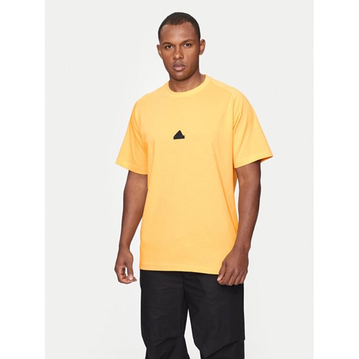 adidas T-Shirt Z.N.E. IR5238 Żółty Loose Fit ze sklepu MODIVO w kategorii T-shirty męskie - zdjęcie 182730072