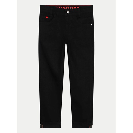 Hugo Jeansy G00185 M Czarny Slim Fit ze sklepu MODIVO w kategorii Spodnie dziewczęce - zdjęcie 182730150