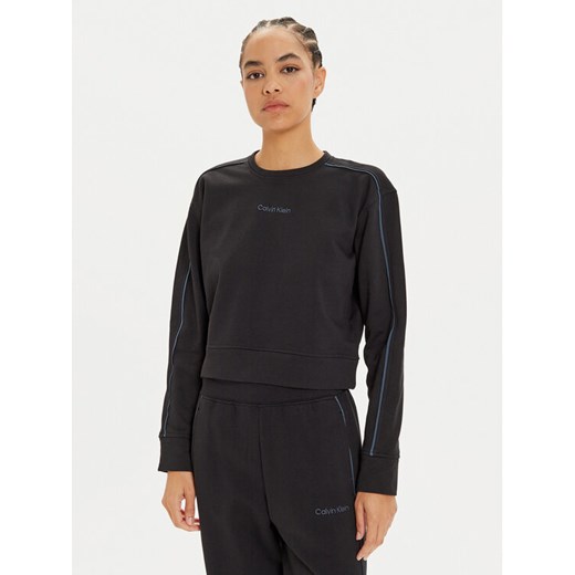 Calvin Klein Underwear Bluza 000QS7264E Czarny Regular Fit ze sklepu MODIVO w kategorii Bluzy damskie - zdjęcie 182730182