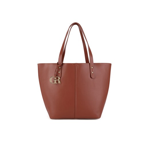 Gino Rossi Torebka TYLO-002 Brązowy ze sklepu MODIVO w kategorii Torby Shopper bag - zdjęcie 182730194
