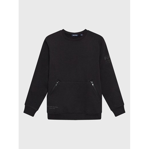 Blue Seven Bluza 670179 Czarny Regular Fit ze sklepu MODIVO w kategorii Bluzy chłopięce - zdjęcie 182730200