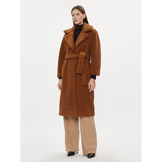 Sisley Płaszcz przejściowy 2XFQLN033 Brązowy Comfort Fit Sisley 40 MODIVO