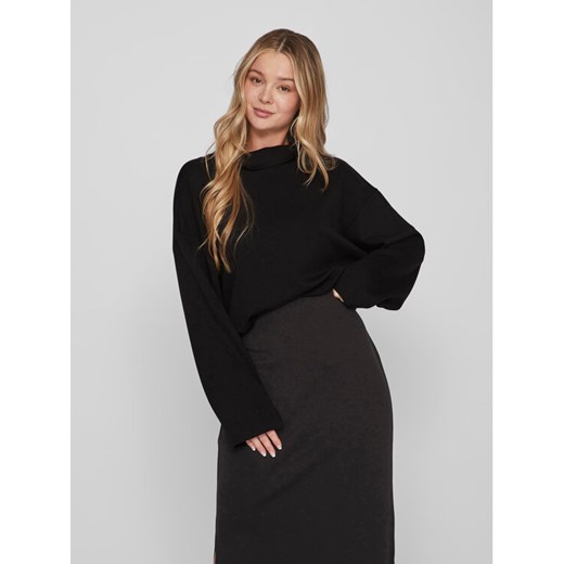 Vila Bluza 14088385 Czarny Relaxed Fit ze sklepu MODIVO w kategorii Bluzy damskie - zdjęcie 182730242