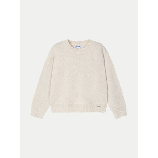 Mayoral Sweter 4355 Beżowy Regular Fit ze sklepu MODIVO w kategorii Swetry dziewczęce - zdjęcie 182730250